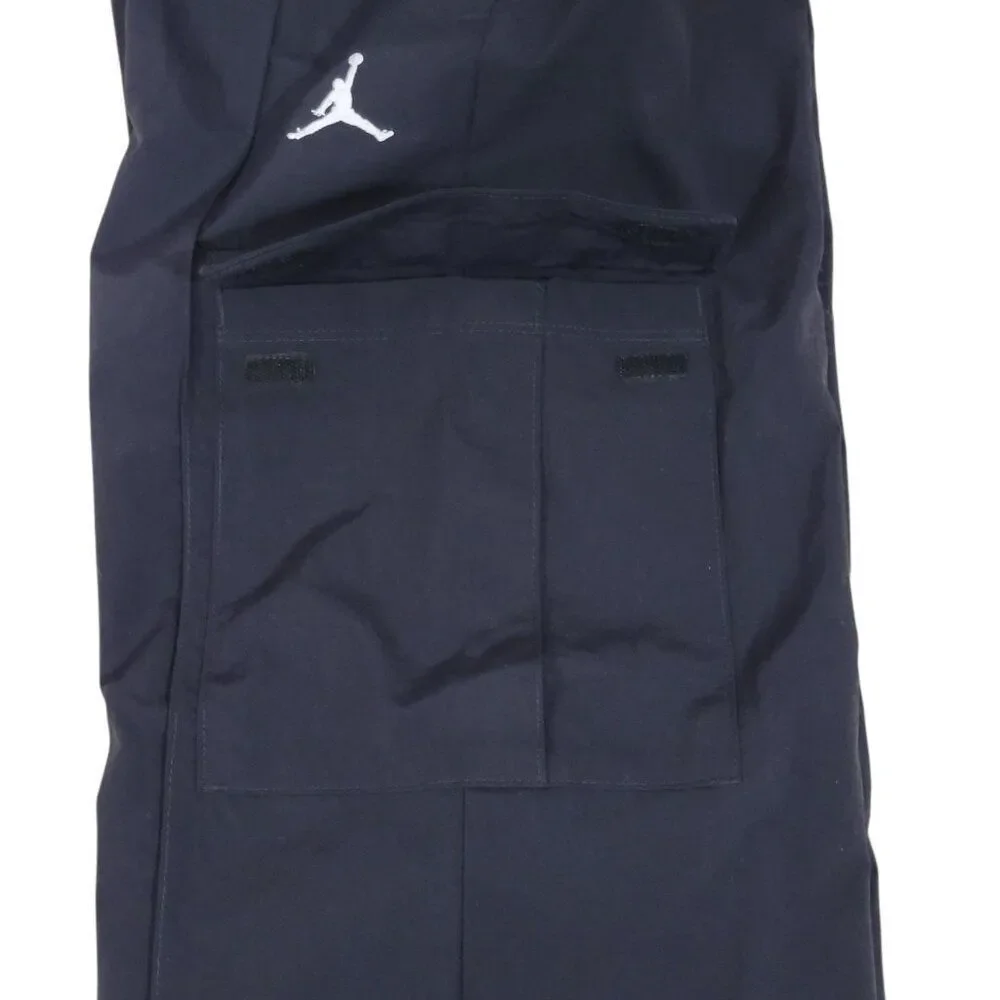 Jordan Double Cargo Woven Pant Girl Size Medium Big Kid‎ Black Wide Leg 10-12Yrs